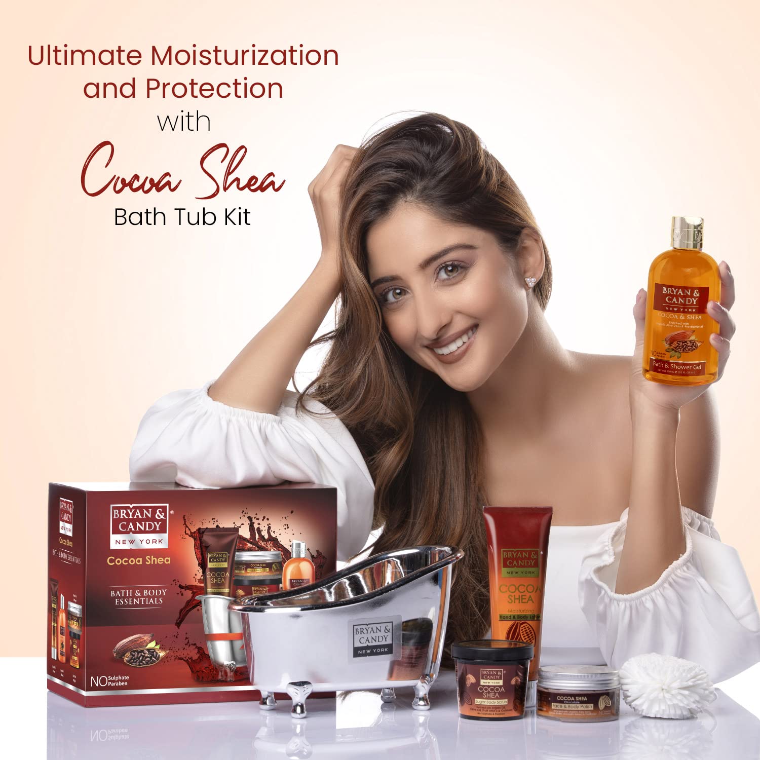 Cocoa Shea Bath Tub Kit Gift Set For Women And Men