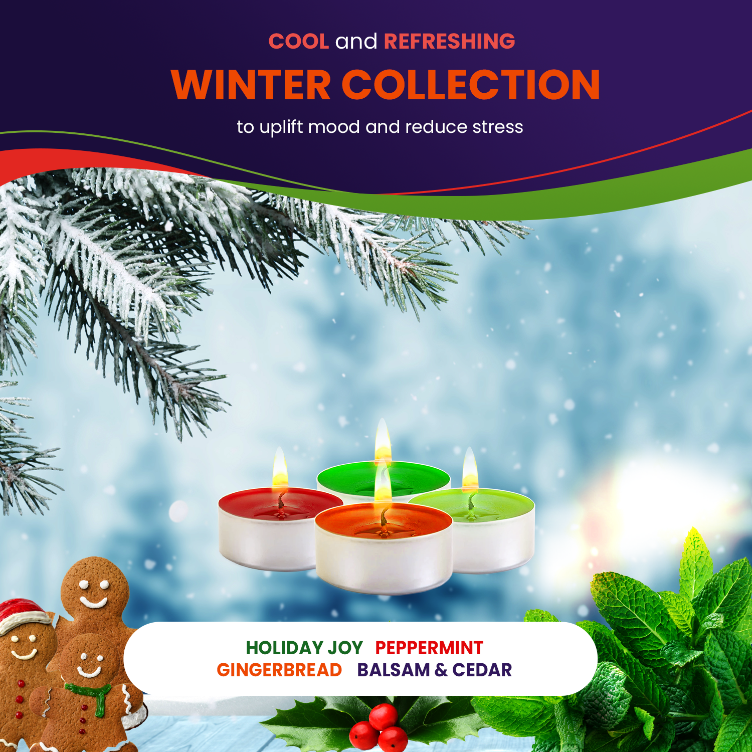 Scented Tealights Bundle - Variety - 90 Pack, Chakra & Christmas - 64 Pack each