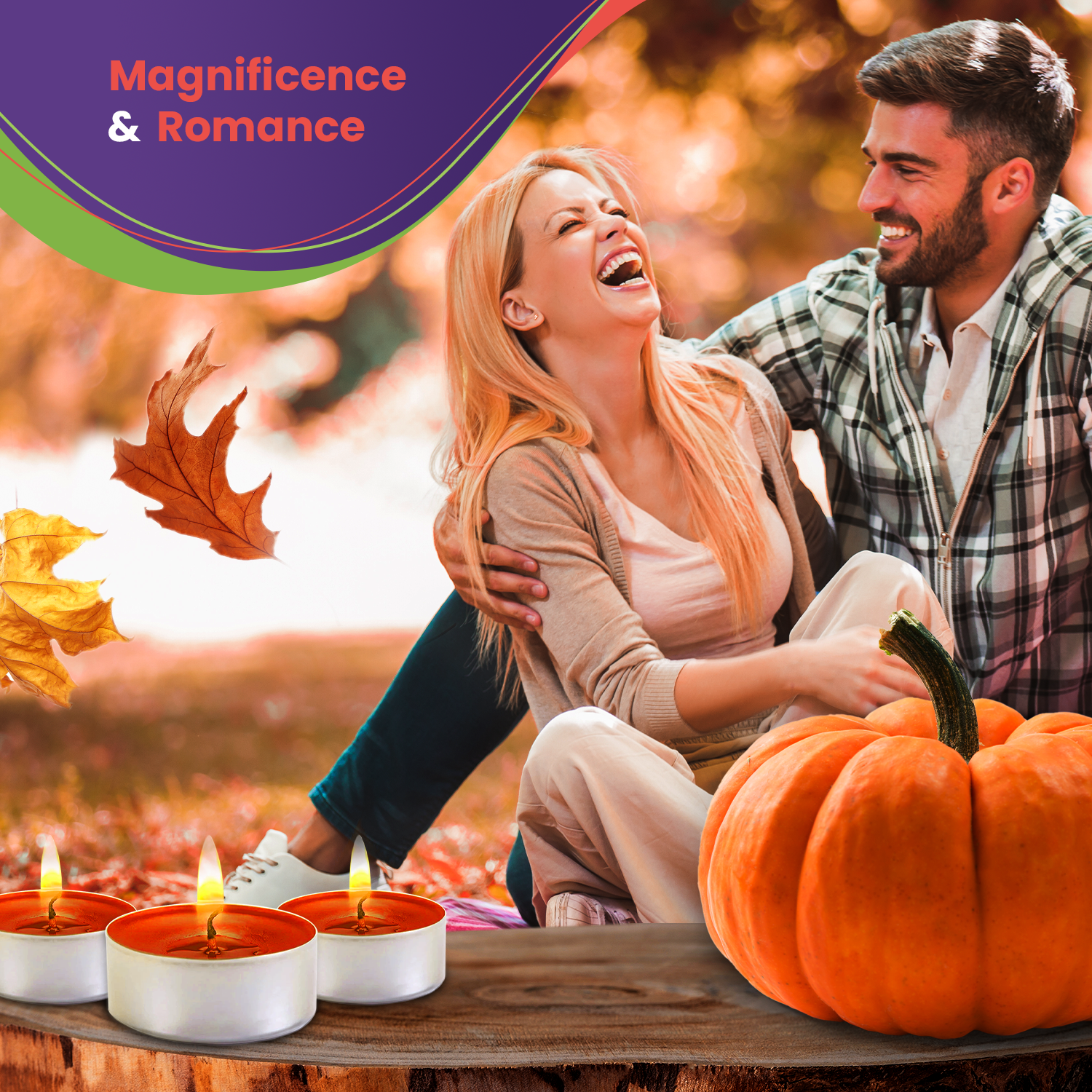 Scented Tealights Bundle - Pumpkin Spice & Sandalwood - 30 Pack each