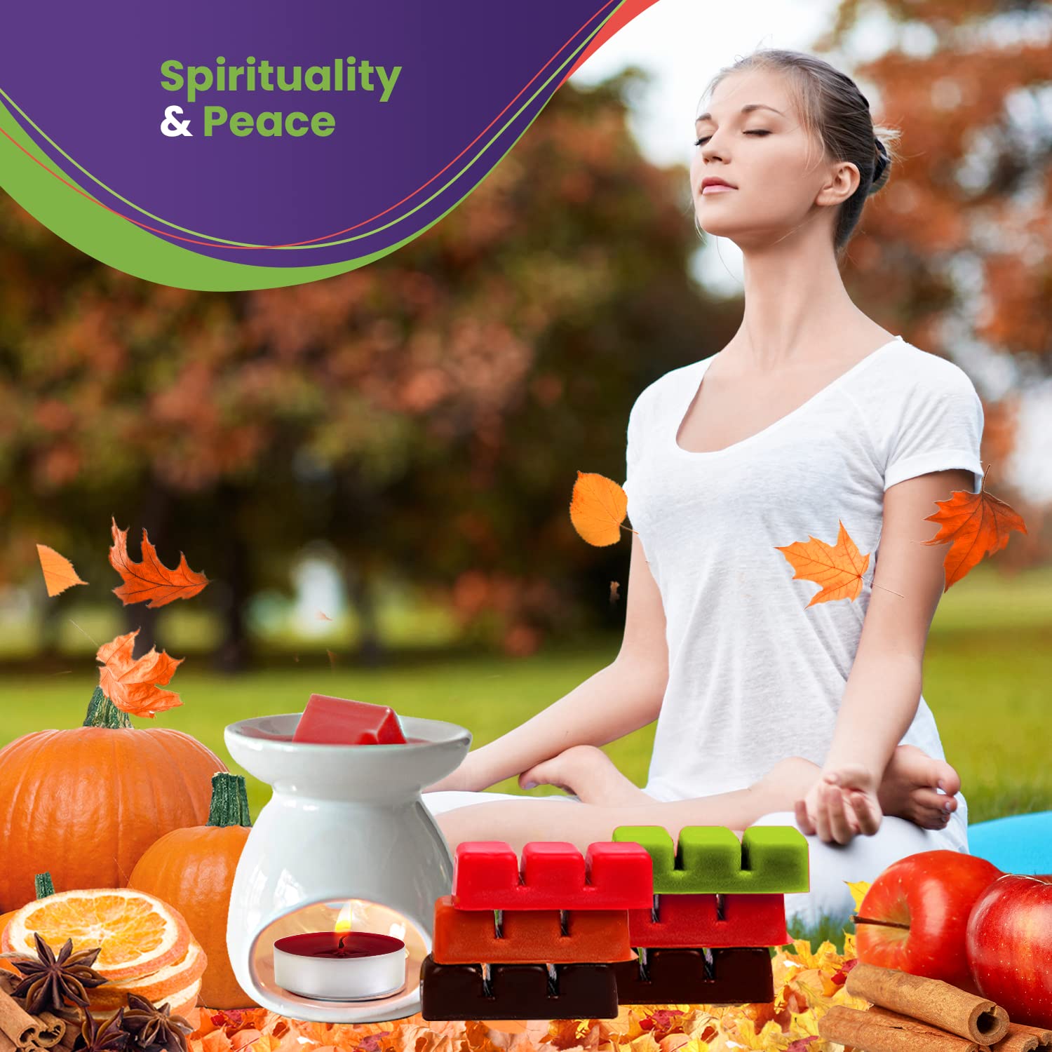 Fall Scented Wax Melts Soy  - 6 Fragrances